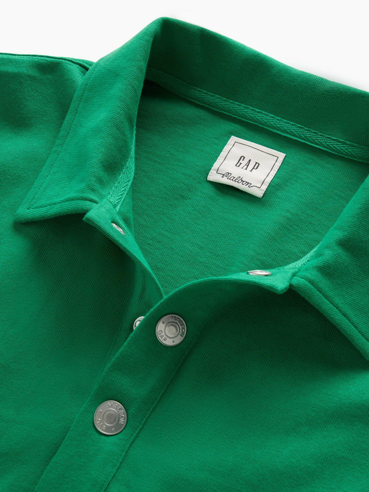 Yeşil Gap × Malbon Oversized Polo T-shirt