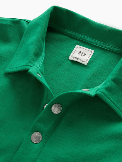 Yeşil Gap × Malbon Oversized Polo T-shirt