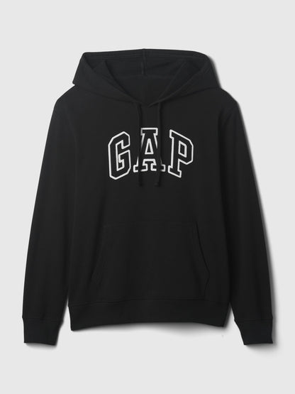 Siyah Gap Logo Havlu Kumaş Sweatshirt