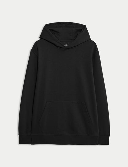 Pamuk Karışımlı Kapüşonlu Sweatshirt