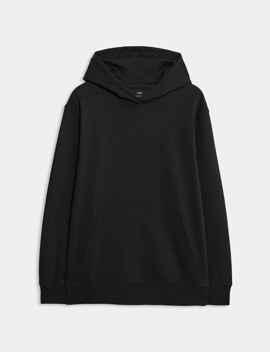 Pamuk Karışımlı Kapüşonlu Sweatshirt