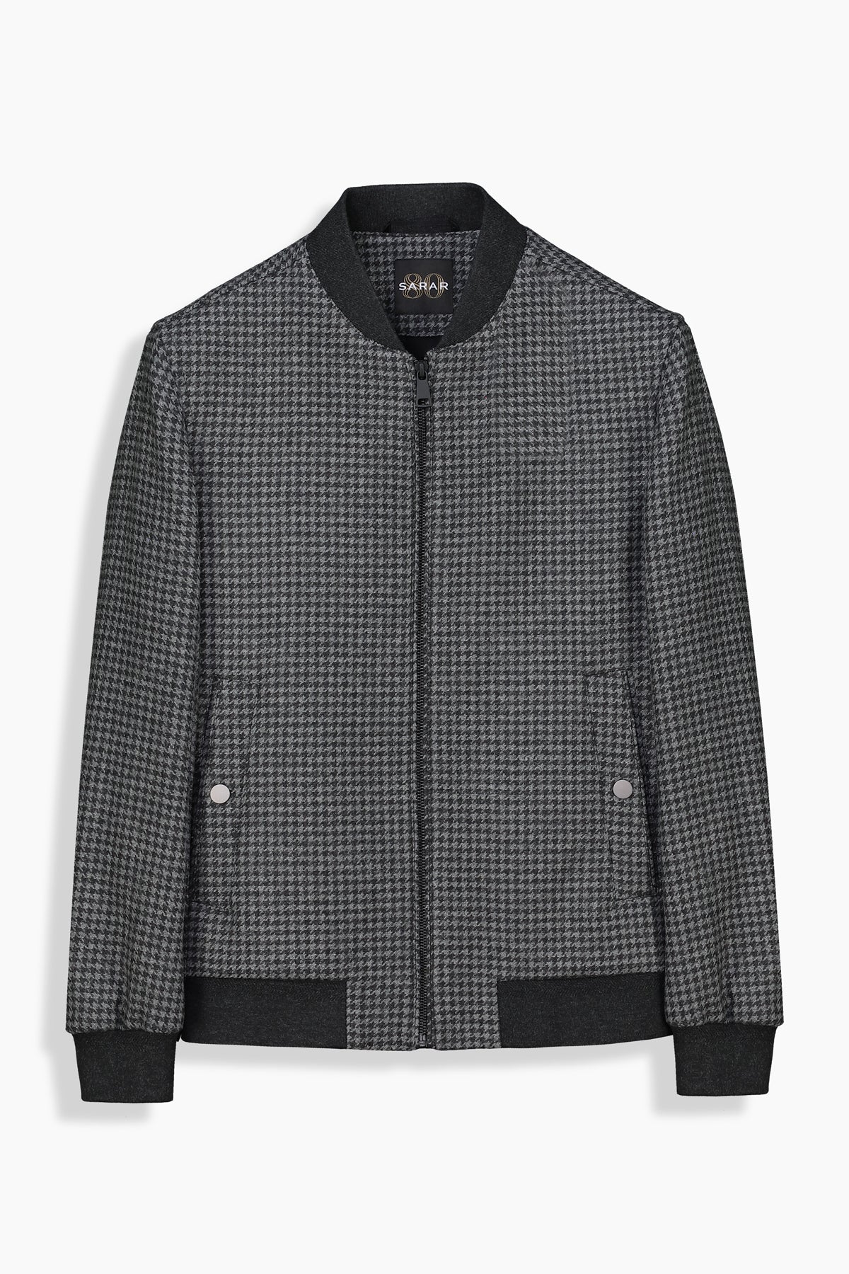 Bascom Desenli Koyu Gri Mont