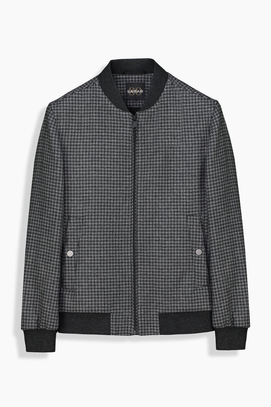 Bascom Desenli Koyu Gri Mont