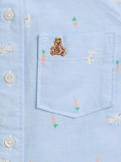 Açık Mavi Brannan Bear Oxford Gömlek