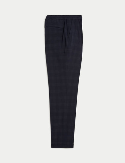 Tailored Fit Ekose Desenli Pantolon