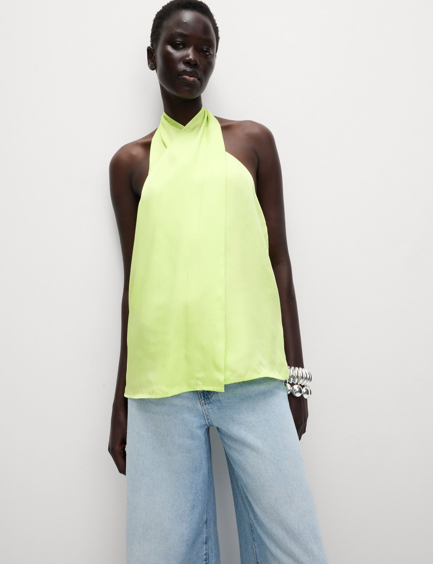 Edit Halter Yaka Bluz