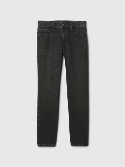 Siyah Original Straight Pull-on Jean Pantolon