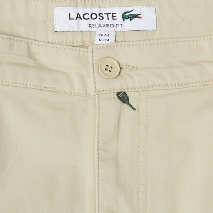 Lacoste Erkek Relaxed Fit Açık Kahverengi Pantolon