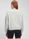 Yeşil Gap Logo Yuvarlak Yaka Sweatshirt
