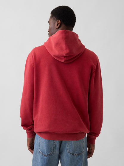 Kırmızı Vintagesoft Relaxed Logo Sweatshirt