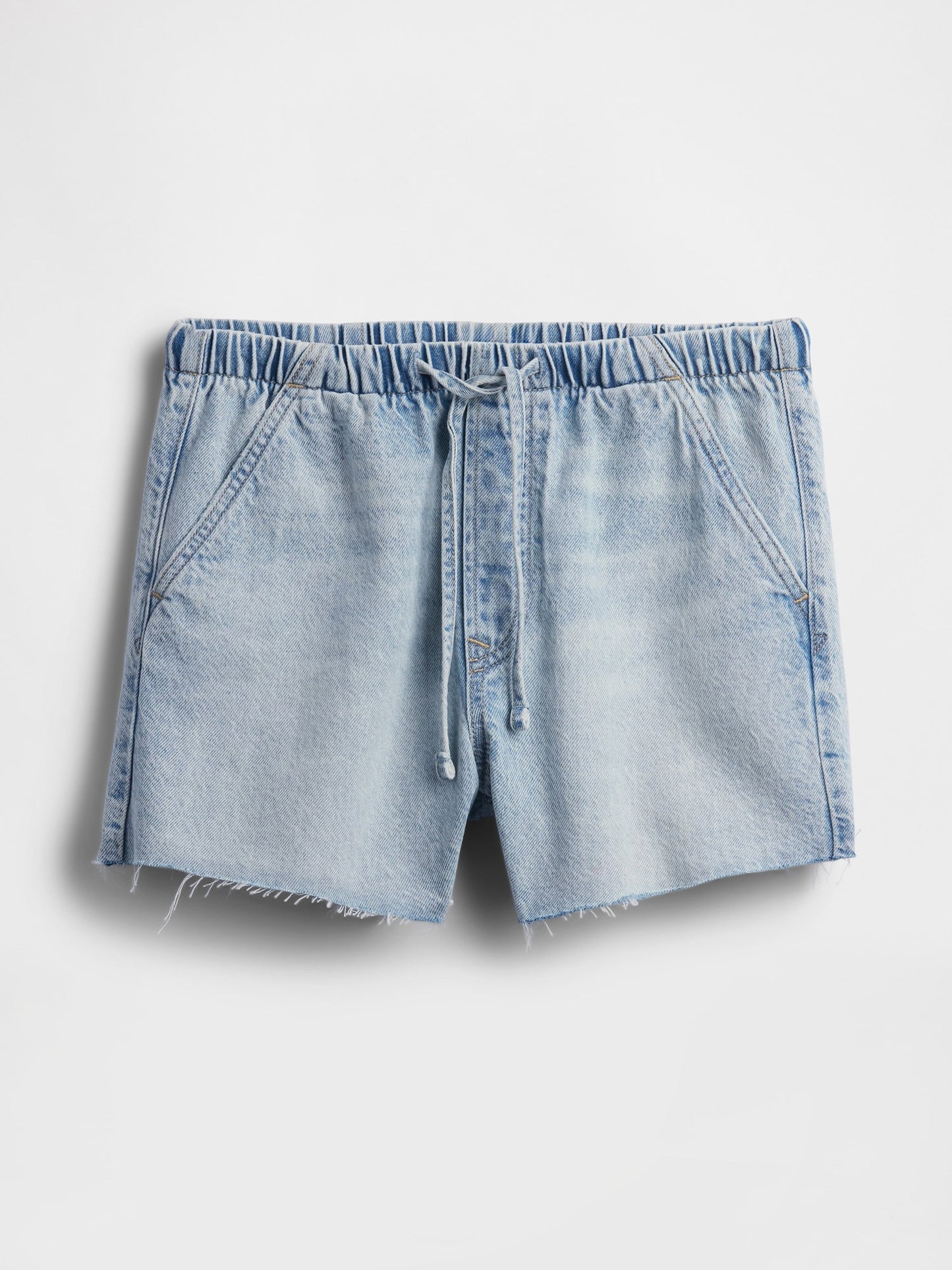 Açık Mavi Ultrasoft Low Slung Easy Denim Şort