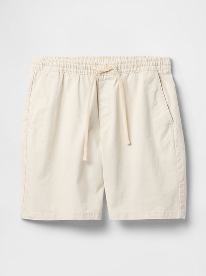 Bej Stretch Twill Şort