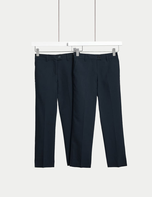2'li Slim Fit Okul Pantolonu (2-18 Yaş)
