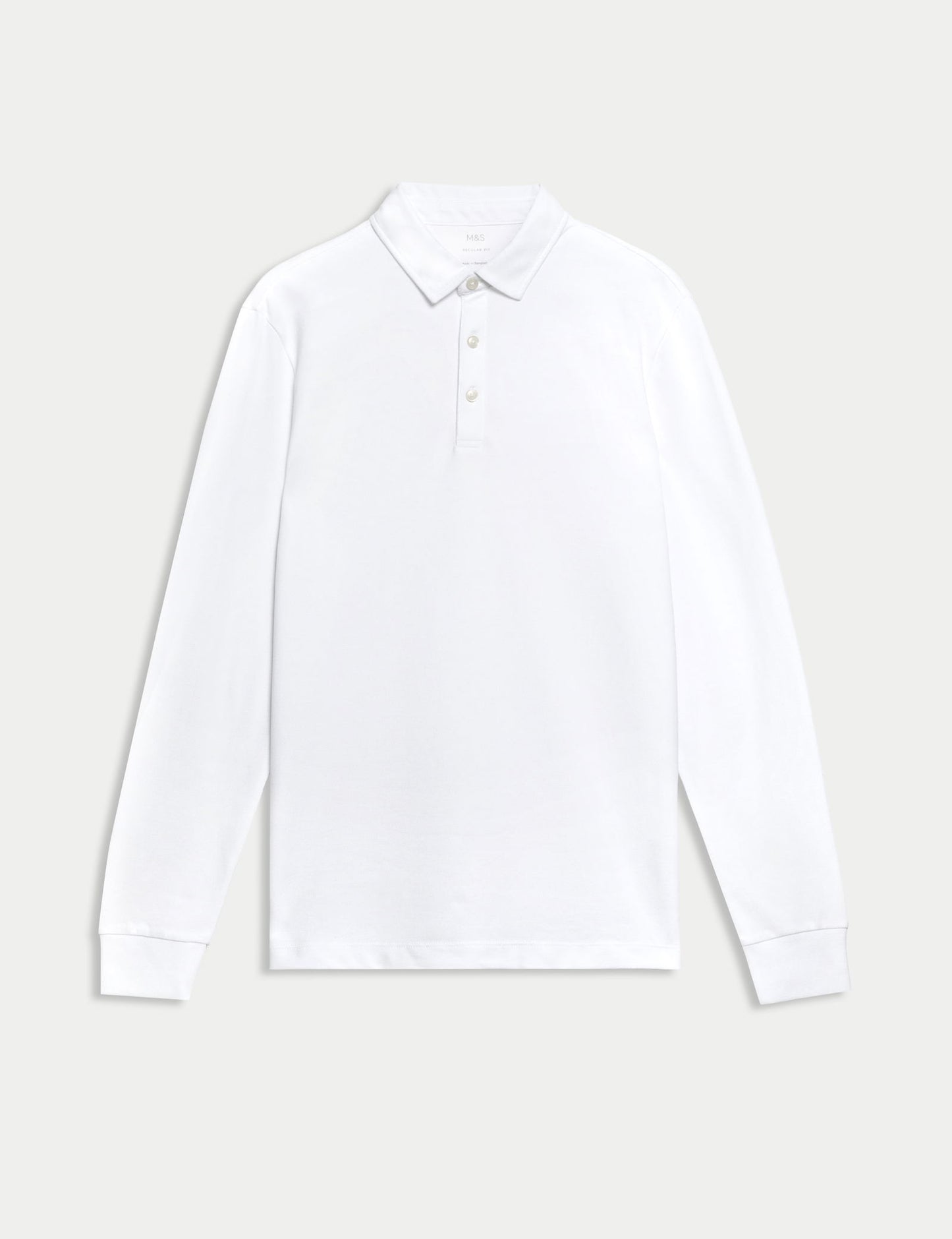 Regular Fit Uzun Kollu Polo T-shirt