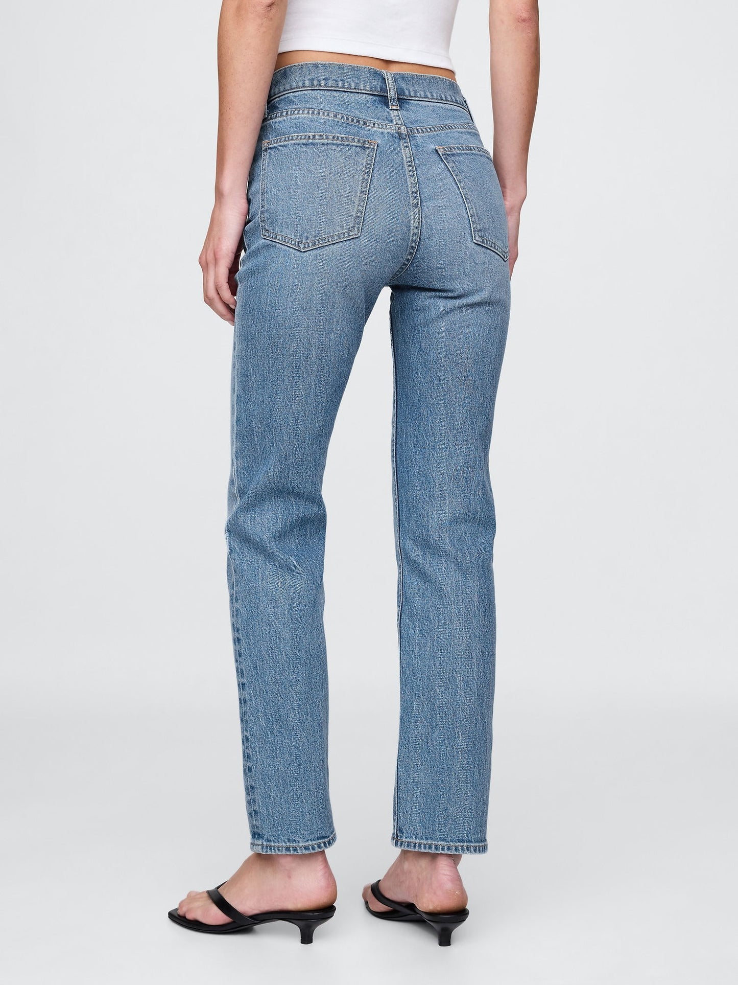 Medium Indigo 15 90s Straight Washwell™ Jean Pantolon