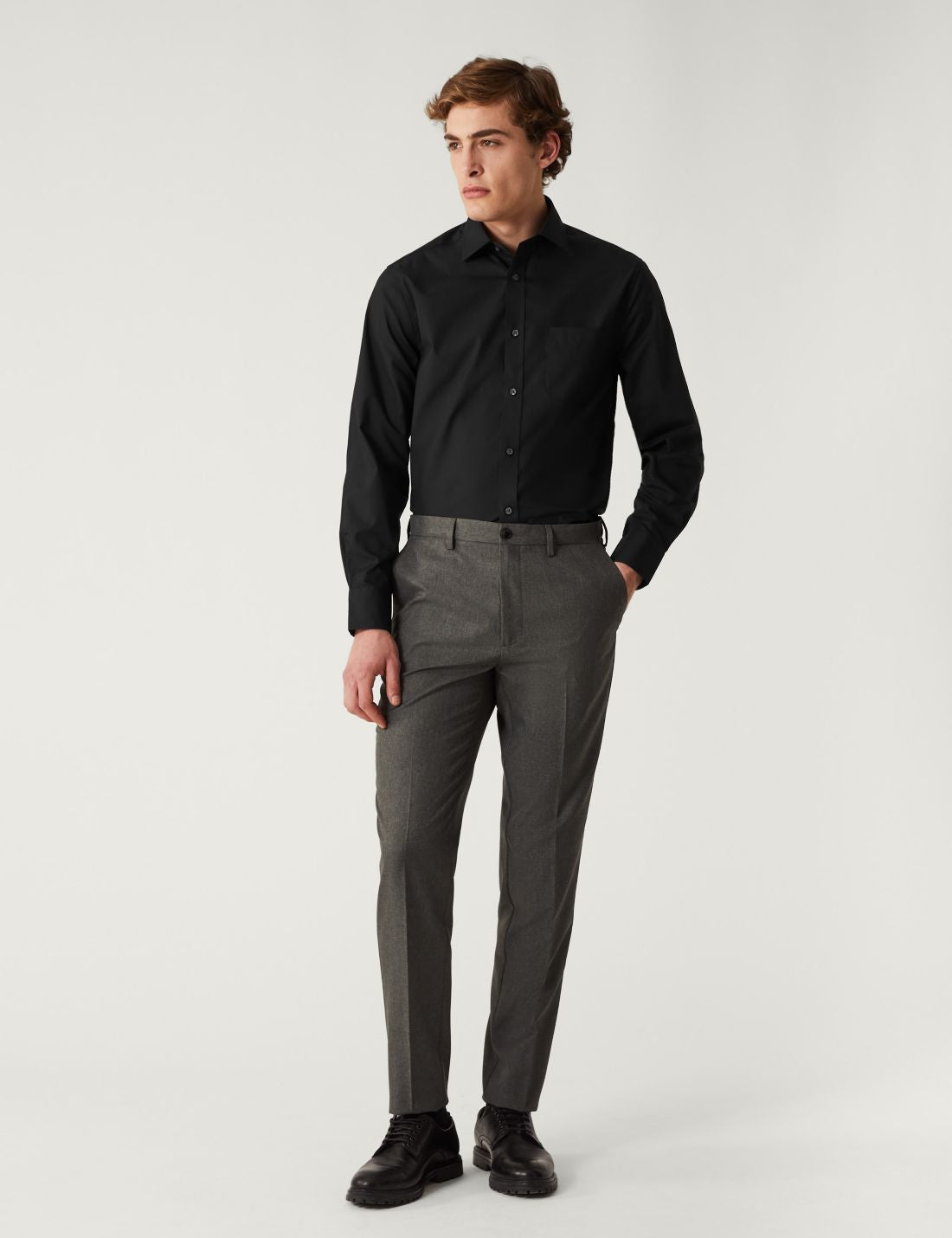 3'lü Uzun Kollu Slim Fit Gömlek Seti