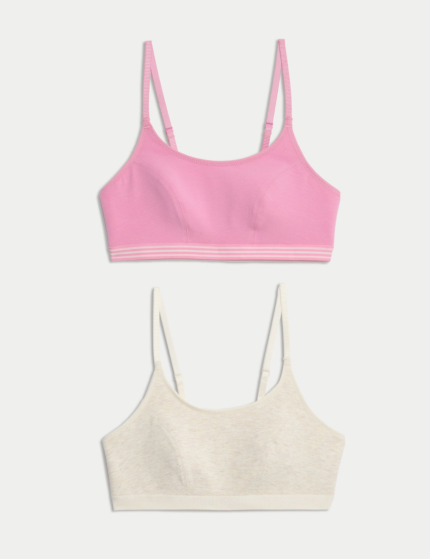 2'li Pamuklu Crop Top Ilk Sütyenim