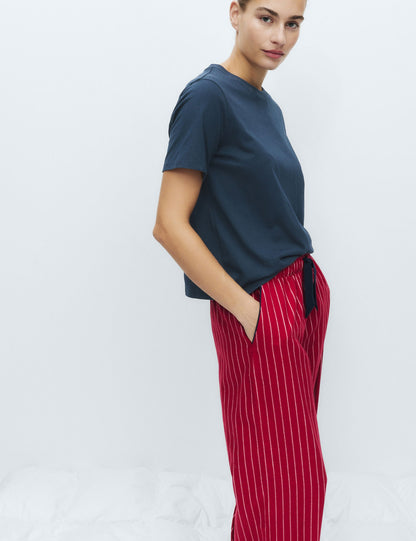 2’li Saf Pamuklu Pijama Üstü