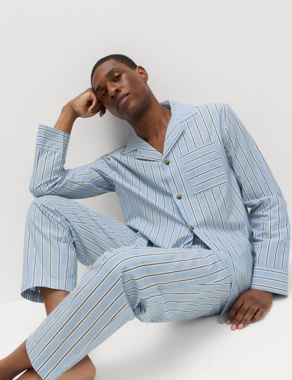 Pamuklu Çizgili Pijama Altı