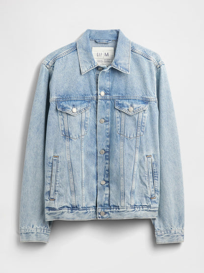 Açık Mavi Classic Icon Denim Ceket
