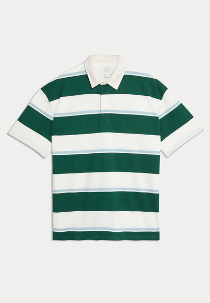 Saf Pamuklu Kısa Kollu Polo Yaka T-shirt