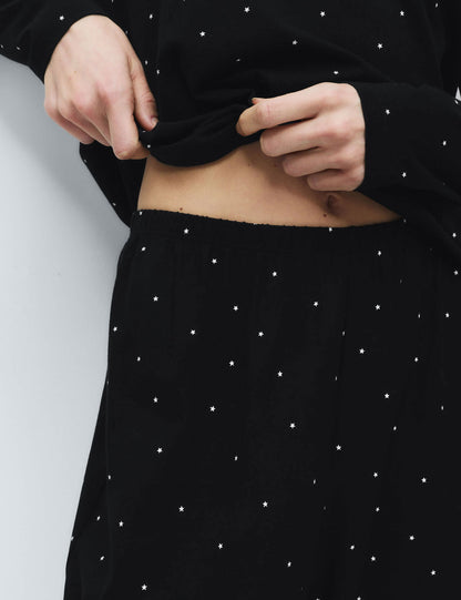 Saf Pamuklu Pijama Takımı