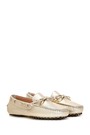 Altın Kadın Deri Metalik Loaferaltın Kadın Deri Metalik Loafer -        23sfd290632
