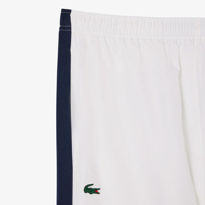 Lacoste Erkek Regular Fit Fermuarlı Renk Bloklu Beyaz Eşofman Takımı
