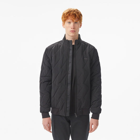 Lacoste Erkek Dik Yaka Siyah Ceket