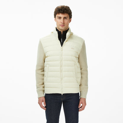 Lacoste Erkek Regular Fit Kapüşonlu Açık Kahverengi Mont