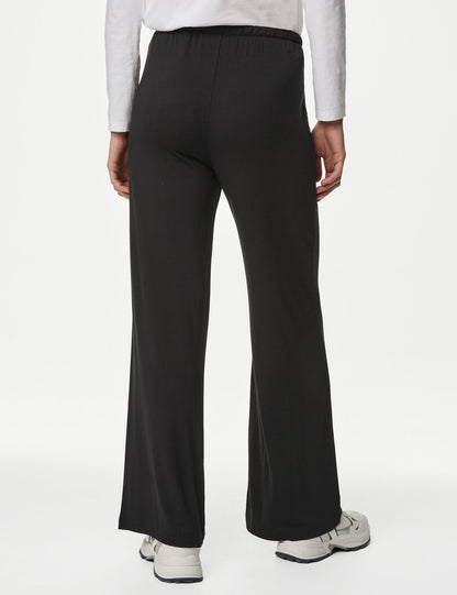 Wide Leg Örme Pantolon