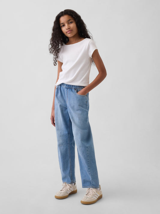 Mavi High Rise Easy Barrel Jean Pantolon