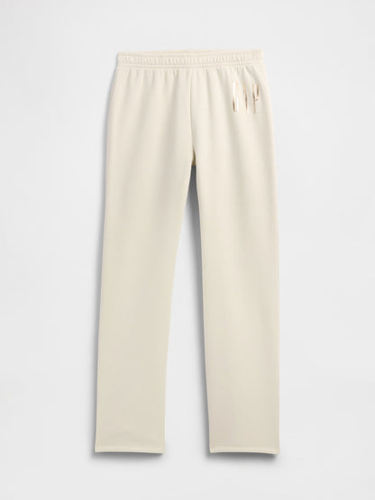 Krem Logo Pull-on Slim Eşofman Altı
