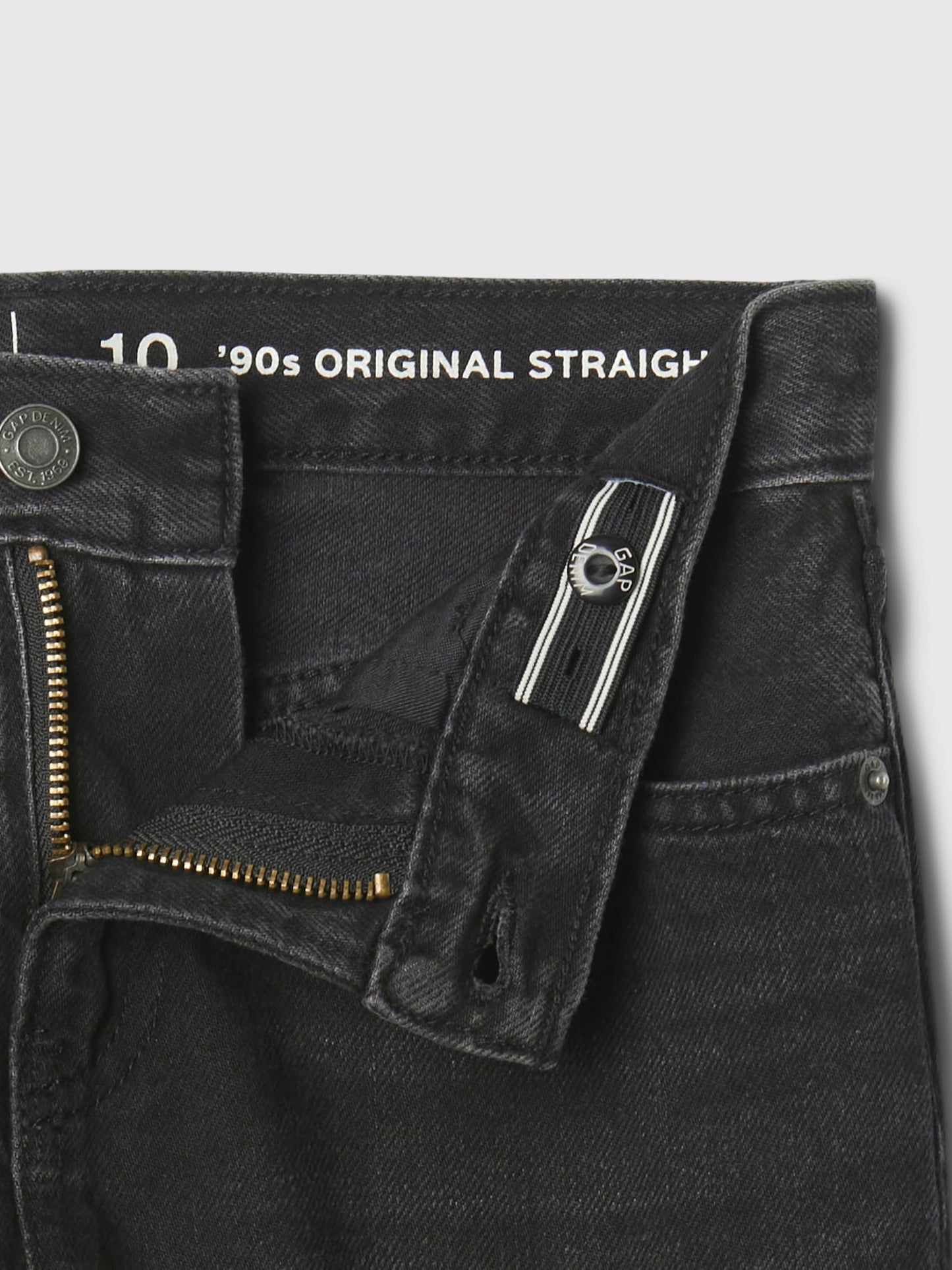 Siyah Original Straight Pull-on Jean Pantolon