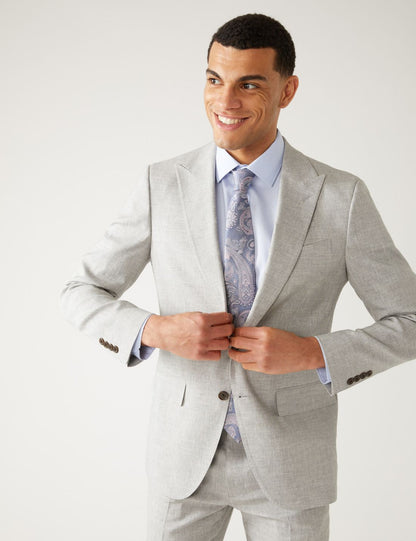 Tailored Fit Italian Linen Miracle™ Ceket