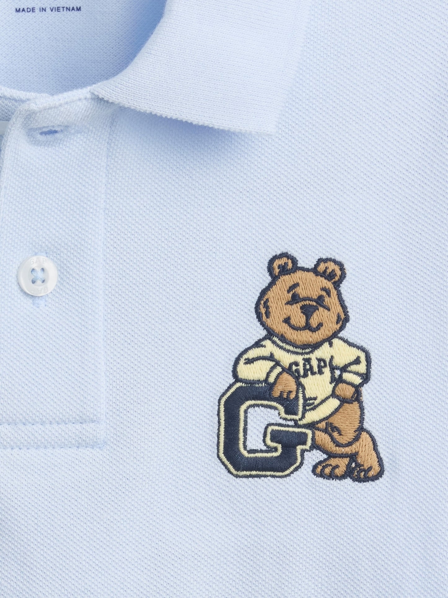 Açık Mavi Brannan Bear Pique Polo Gömlek