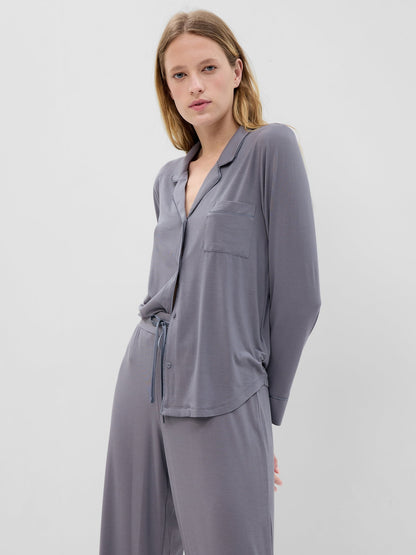 Gri Modal Pijama Üstü