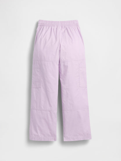 Lila Kids Pull-on Relaxed Denim Kargo Pantolon