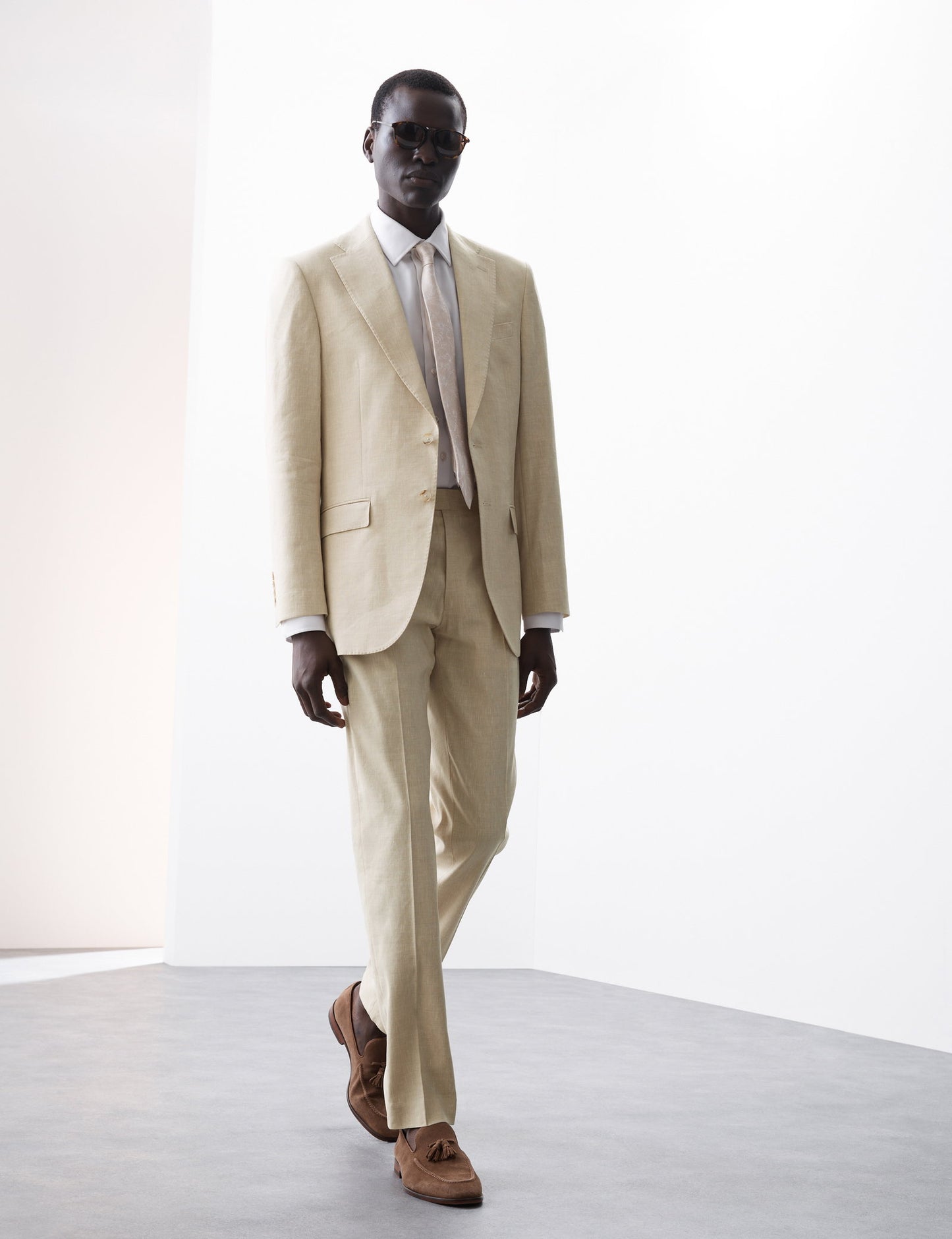 Keten Karışımlı Tailored Fit Takım Pantolonu