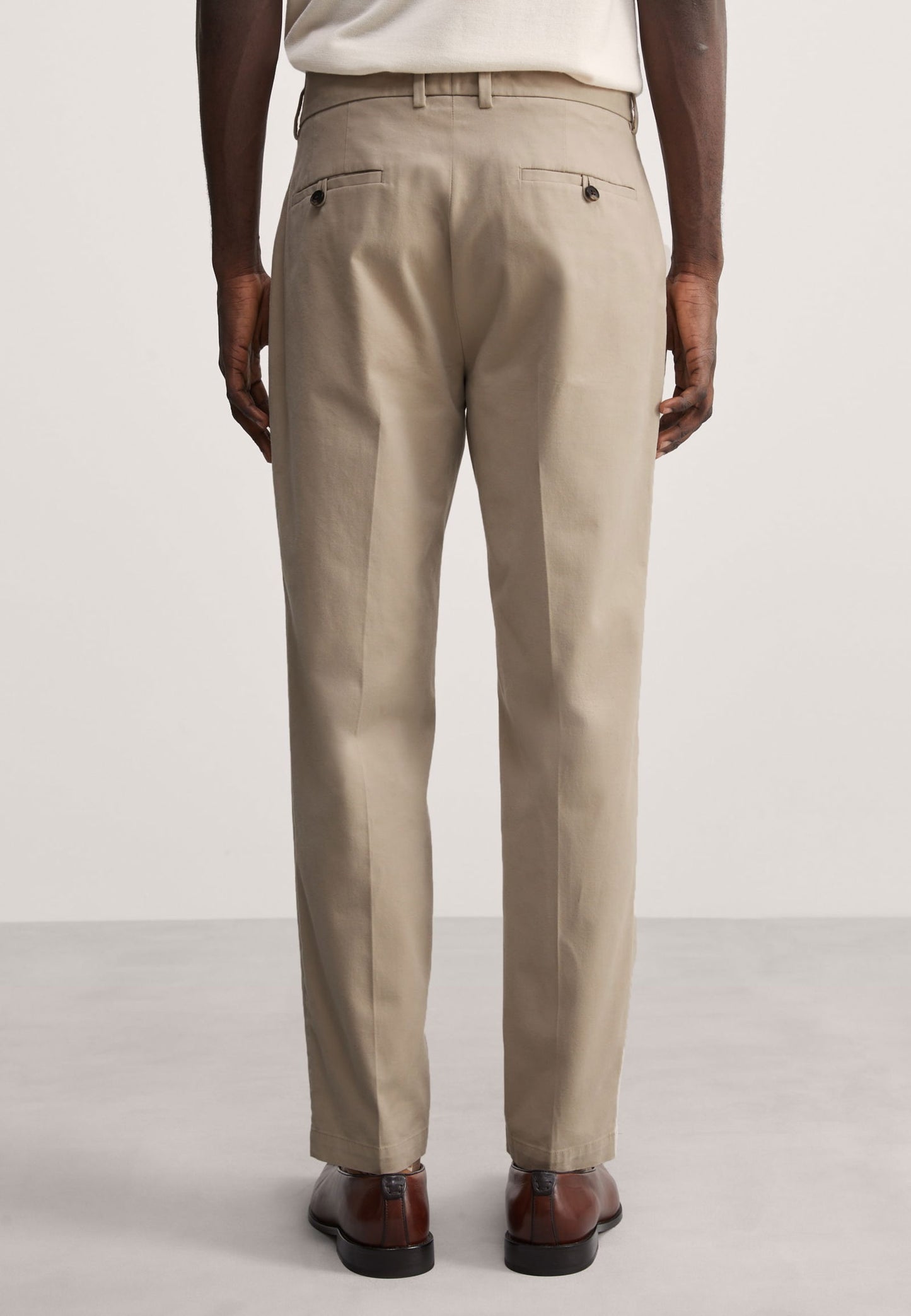 Tapered Fit Italian Chino Pantolon