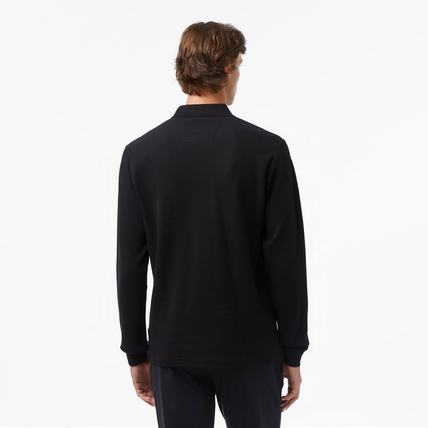 Nautica Erkek Siyah Classic Fit Uzun Kollu Polo Yaka T-shirt