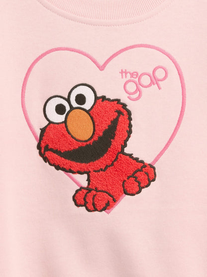 Pembe Sesame Street Vintagesoft Sweatshirt