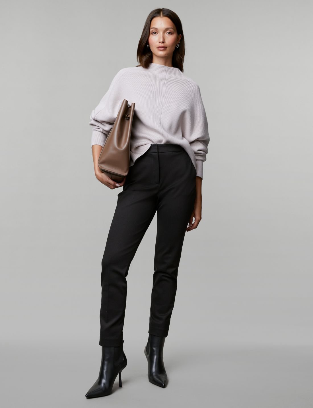 Slim Fit Örme Pantolon