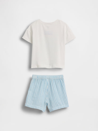Açık Mavi Brannan Bear Outfit Set