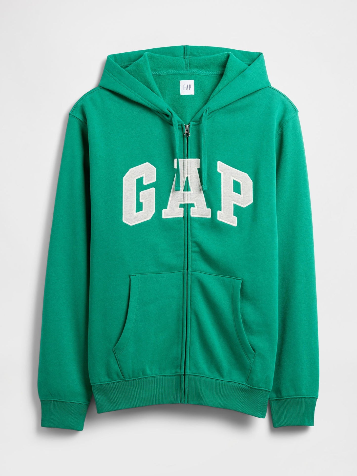 Açık Yeşil Gap Logo Relaxed Fleece Fermuarlı Sweatshirt