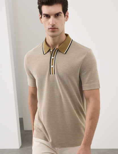 Modal Karışımlı Polo Yaka T-shirt