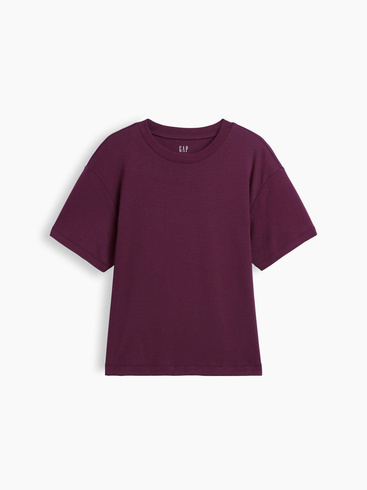 Bordo Supima® Pamuk Relaxed T-shirt
