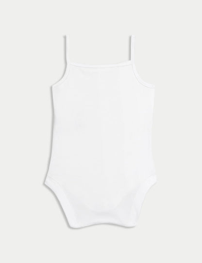 Saf Pamuklu 5'li Askılı Bodysuit (0-3 Yaş)
