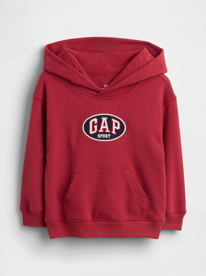 Kırmızı Vintagesoft Terry Sport Logo Sweatshirt