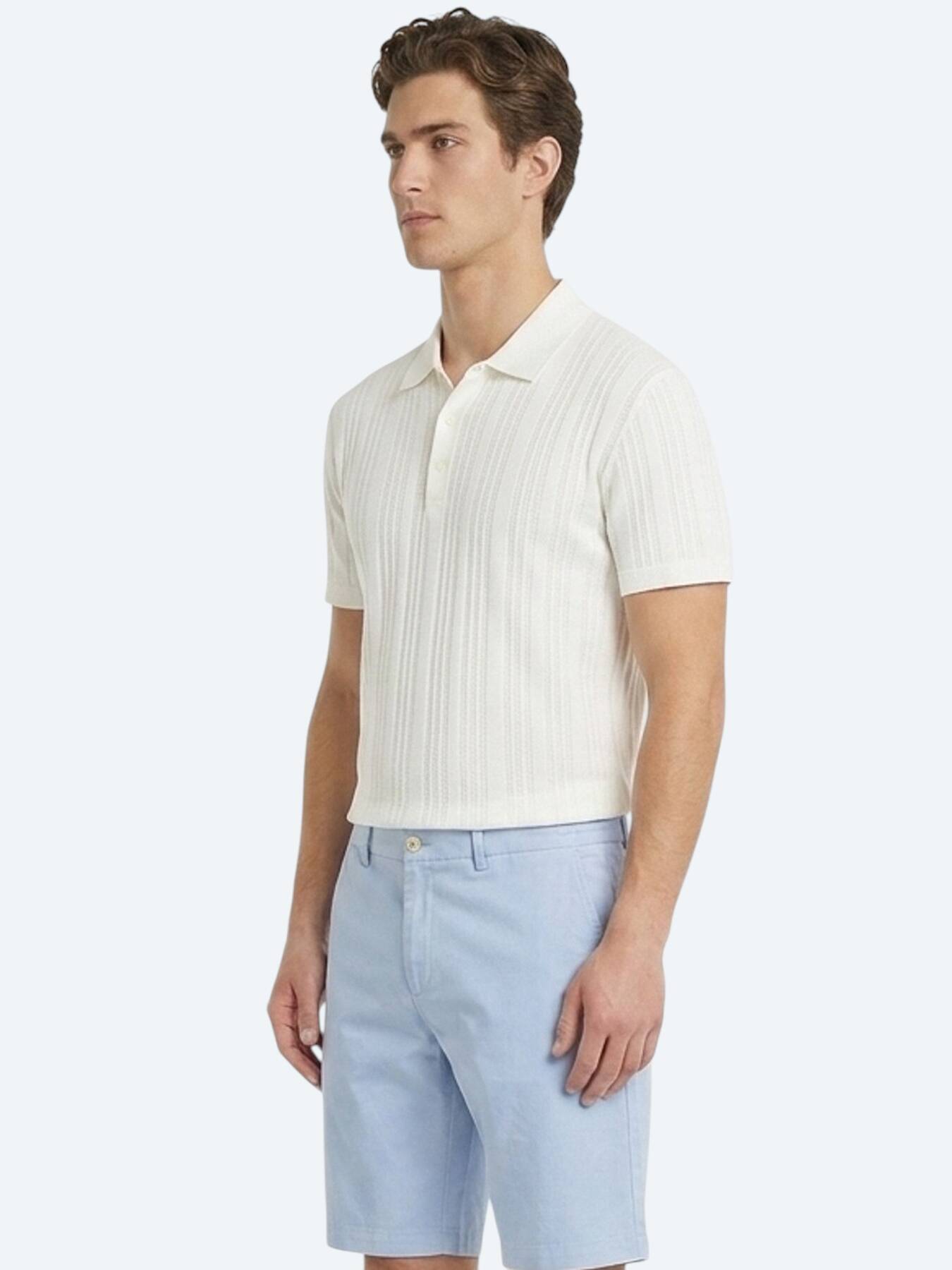 Bej Çizgili %100 Pamuk T-shirt